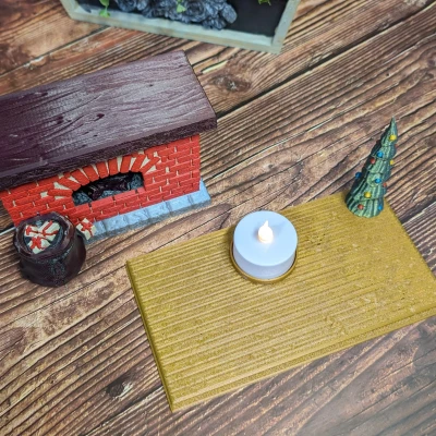 Chân Nến Lò Sưởi Giáng Sinh