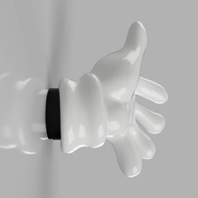 Móc Treo Đồ Hình Bàn Tay Mickey Mouse