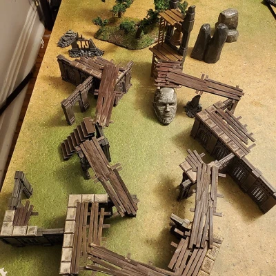 Tàn Tích Fantasy - Bộ Tòa Nhà Mô-đun - Địa Hình Game