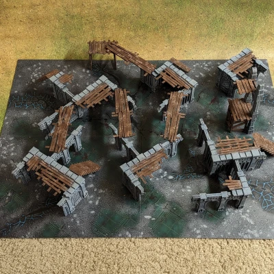 Tàn Tích Fantasy - Bộ Tòa Nhà Mô-đun - Địa Hình Game