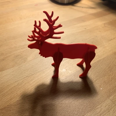 Mô Hình Tuần Lộc Giáng Sinh Ghép Khớp