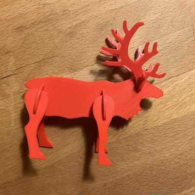 Mô Hình Tuần Lộc Giáng Sinh Ghép Khớp