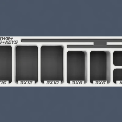 Khay đựng ốc, đai ốc, chìa khóa BaBo 6x2