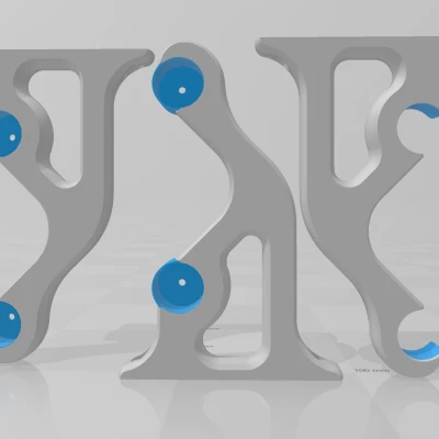 Giá đỡ cuộn dây tóc trái, phải và giữa