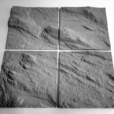 Bản Đồ Độ Cao DEM Rovaniemi - Quê Hương Ông Già Noel