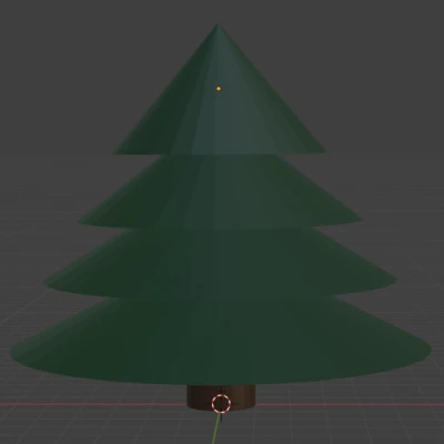 Cây Trang Trí 2 Màu