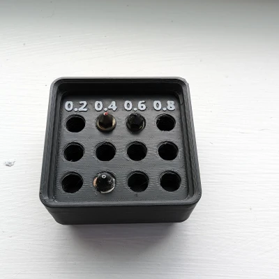 Hộp Đựng Đầu Phun Bambu Lab CHT Clone Ren M6 Gridfinity