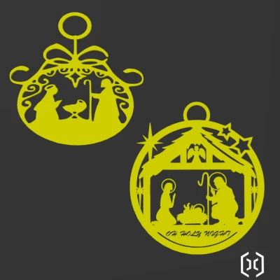 Mô hình đồ trang trí cảnh Chúa giáng sinh