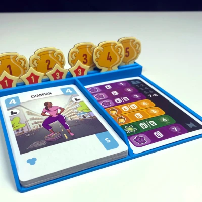 CHALLENGERS! Khay lót: Hộp thẻ + Hộp token + Bàn người chơi