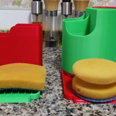 Khay Để Dao Kéo Và Chỗ Để Mút Rửa Chén