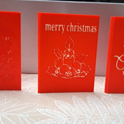 Thiệp Giáng Sinh (in liền)