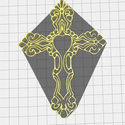 Mô hình 3D Thập Giá Thiêng Liêng