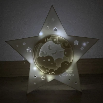 Ông Già Noel Ngôi Sao (Star Santa Claus) Phát Sáng