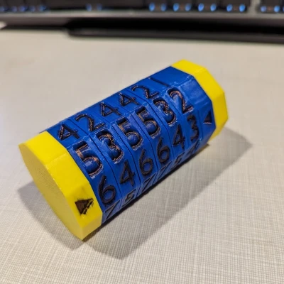 EZ Cryptex - Hộp Khóa Số Dễ In