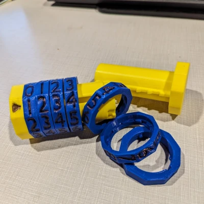 EZ Cryptex - Hộp Khóa Số Dễ In