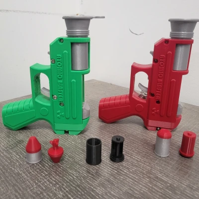 Súng Phun Tử Lựu - Đồ chơi để bàn chủ đề kỷ nguyên nguyên tử