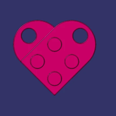 3176 Móc Khóa Gạch