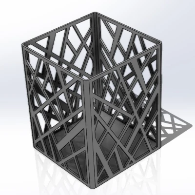 Kệ cắm bút kiểu kiến trúc