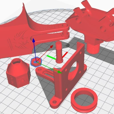 FloatEx - Bộ gắn extruder không trọng lượng cho FLSUN QQS-Pro