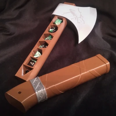 Rìu Đựng Xúc Xắc DnD