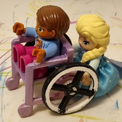 Xe Lăn Duplo - Phiên Bản Chuyển Thể