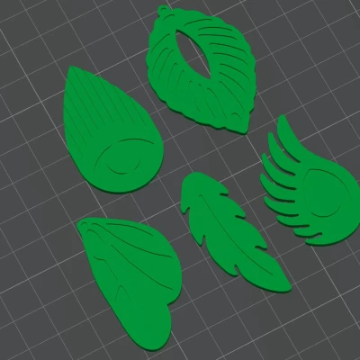 Bộ 5 Khuôn Cắt Đất Sét Đa Dạng