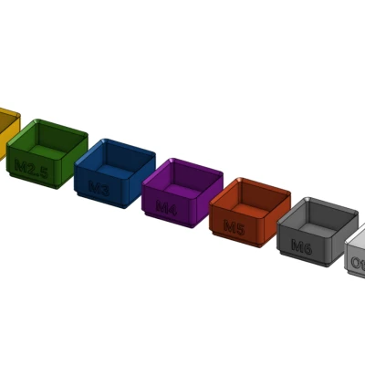 Bộ Tổ Chức Ốc Vít Metric Cho Gridfinity