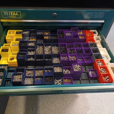 Bộ Tổ Chức Ốc Vít Metric Cho Gridfinity