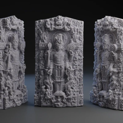 Tượng Harihara - Điêu khắc Ấn Độ