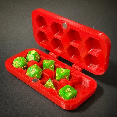 Hộp đựng xúc xắc in liền có bản lề