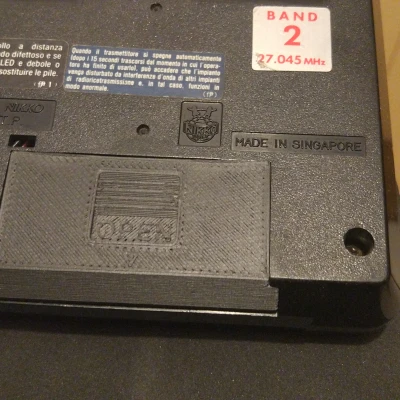 Nắp Lưng Cho Remote Pin 9V Nikko