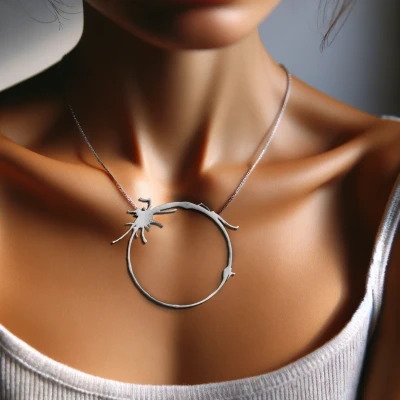 Mặt dây chuyền ký tự &#039;Người&#039; từ phim &#039;Arrival&#039;