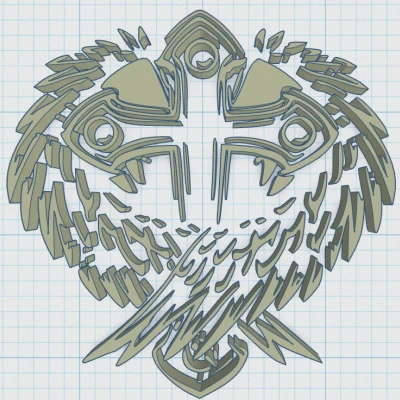 Chữ Thập Có Cánh Đế Lót Ly 27