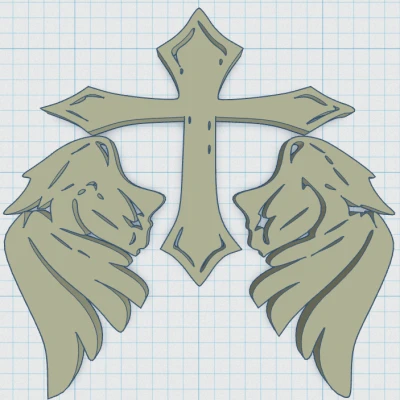 Miếng Lót Ly Chữ Thập Có Cánh 25