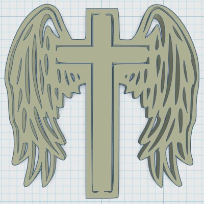 Miếng Lót Ly Thập Giá Cánh Thiên Thần 20