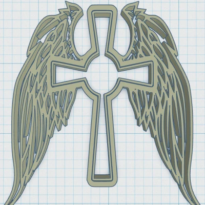 Đế Lót Ly Chữ Thập Có Cánh 18