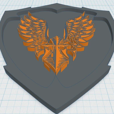 Mặt Đế Ly Thánh Giá Có Cánh 15