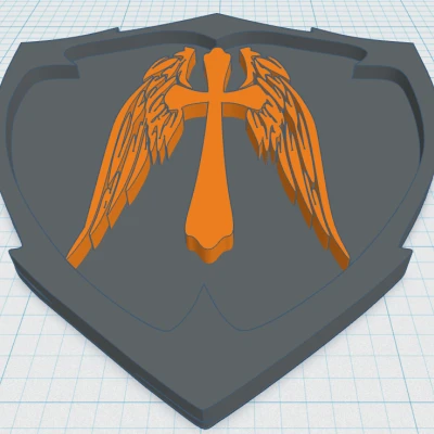 Chân Đế Ly Hình Thánh Giá Có Cánh 11