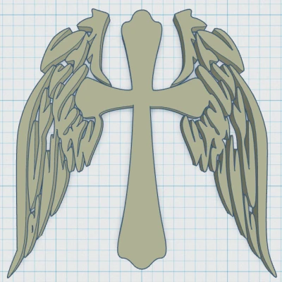 Chân Đế Ly Hình Thánh Giá Có Cánh 11