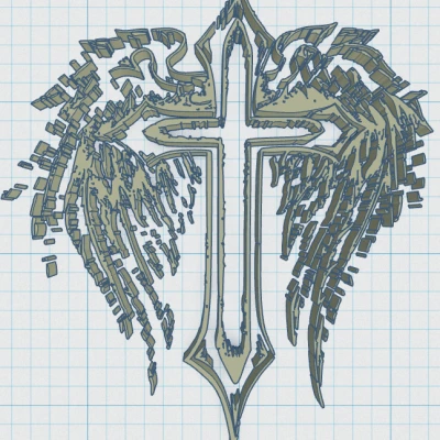 Đế Lót Ly Thánh Giá Có Cánh 10