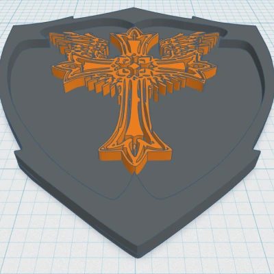 Đế Lót Ly Hình Chữ Thập Có Cánh 6