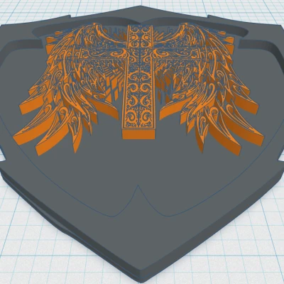 Đế Lót Cốc Chữ Thập Có Cánh 4