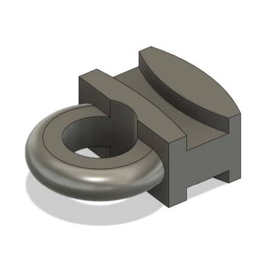 Phụ kiện treo rèm Kirsch Flexi Glider bằng nhựa in 3D