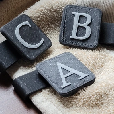 Nhãn Treo Khăn Tối Giản Giúp Sắp Xếp Ngăn Nắp