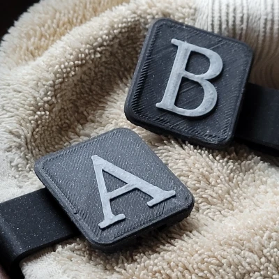 Nhãn Treo Khăn Tối Giản Giúp Sắp Xếp Ngăn Nắp