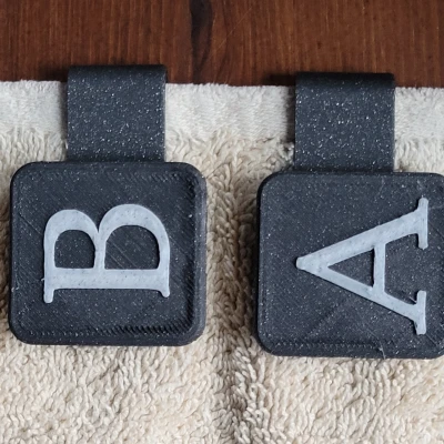 Nhãn Treo Khăn Tối Giản Giúp Sắp Xếp Ngăn Nắp