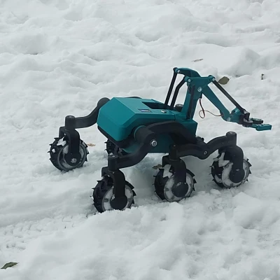 ESP32 CAM Rover với cánh tay robot