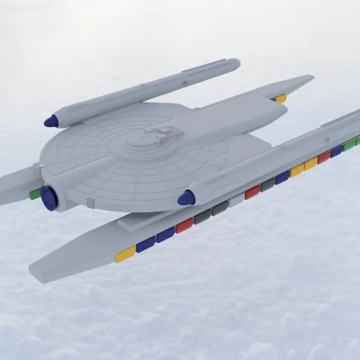 Mô Hình Eaglemoss Kobayashi Maru Dòng Thời Gian Kelvin, Star Trek