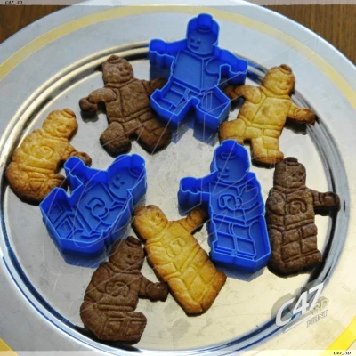 Bộ Khuôn Cắt Bánh Minifigure