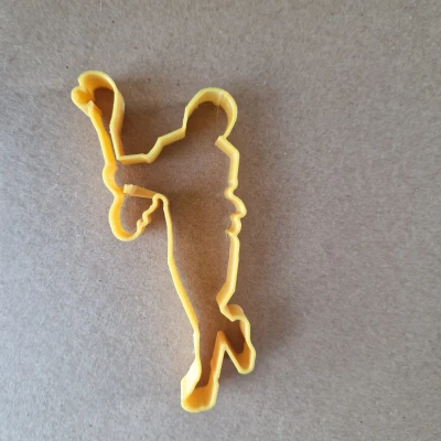 Khuôn Cắt Bánh Hình Cầu Thủ Lacrosse
